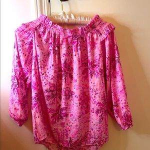 Lily Pulitzer silk top